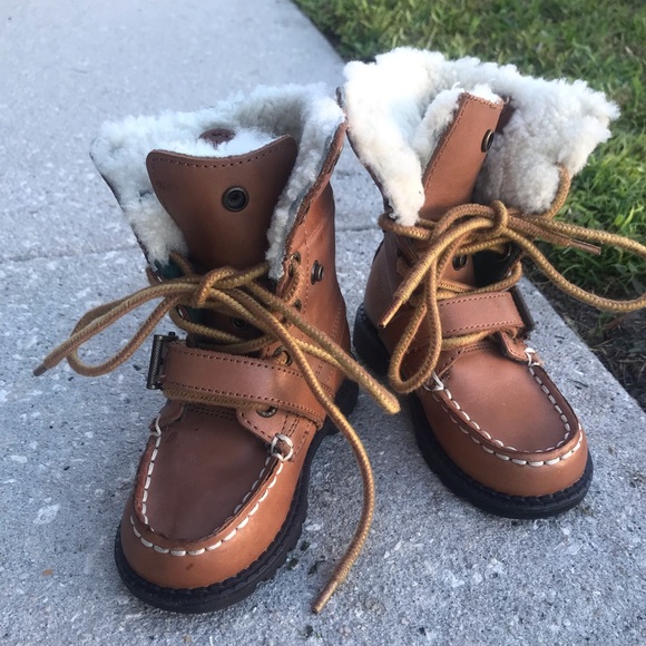 polo shearling boots